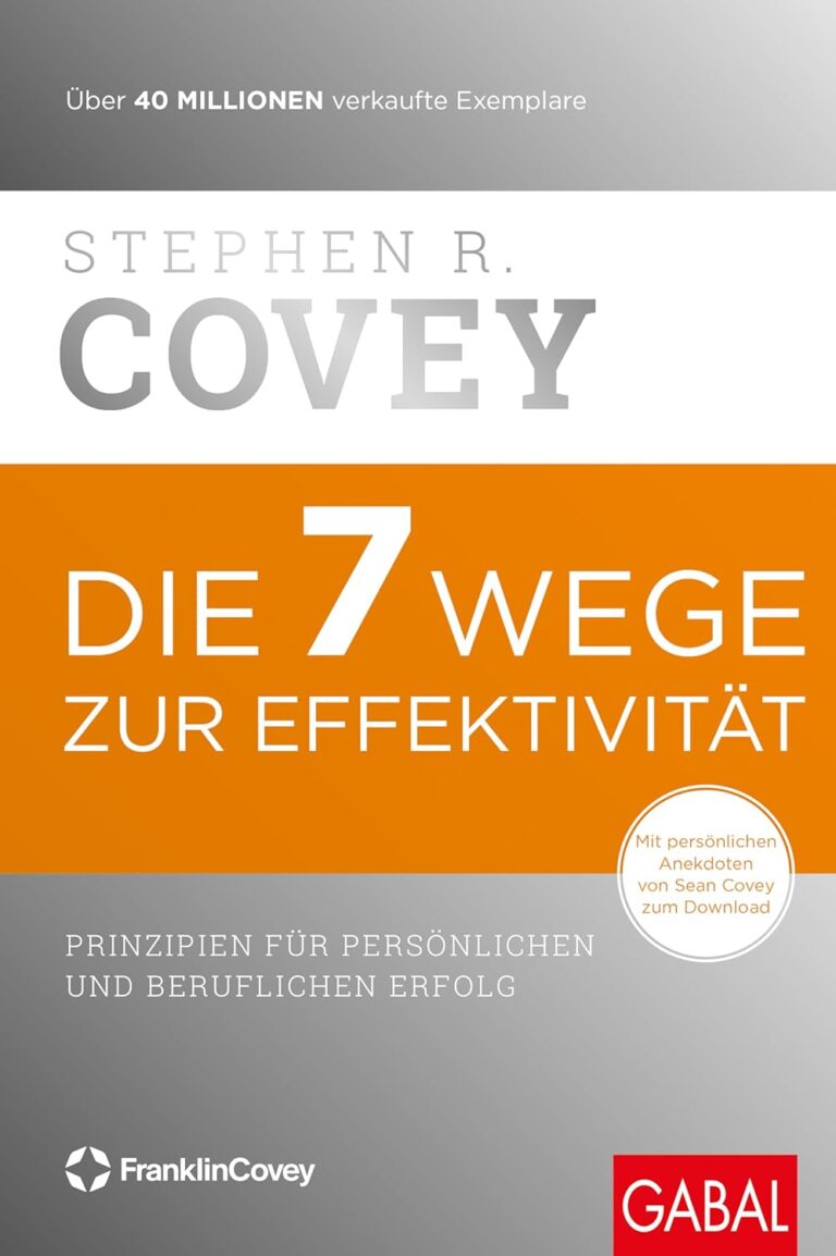 Buchcover: Die 7 Wege zur Effektivität