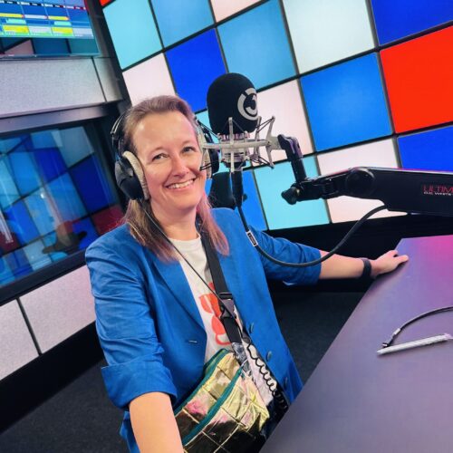 Dr. Gerhilt Kusatz im Ö3-Studio