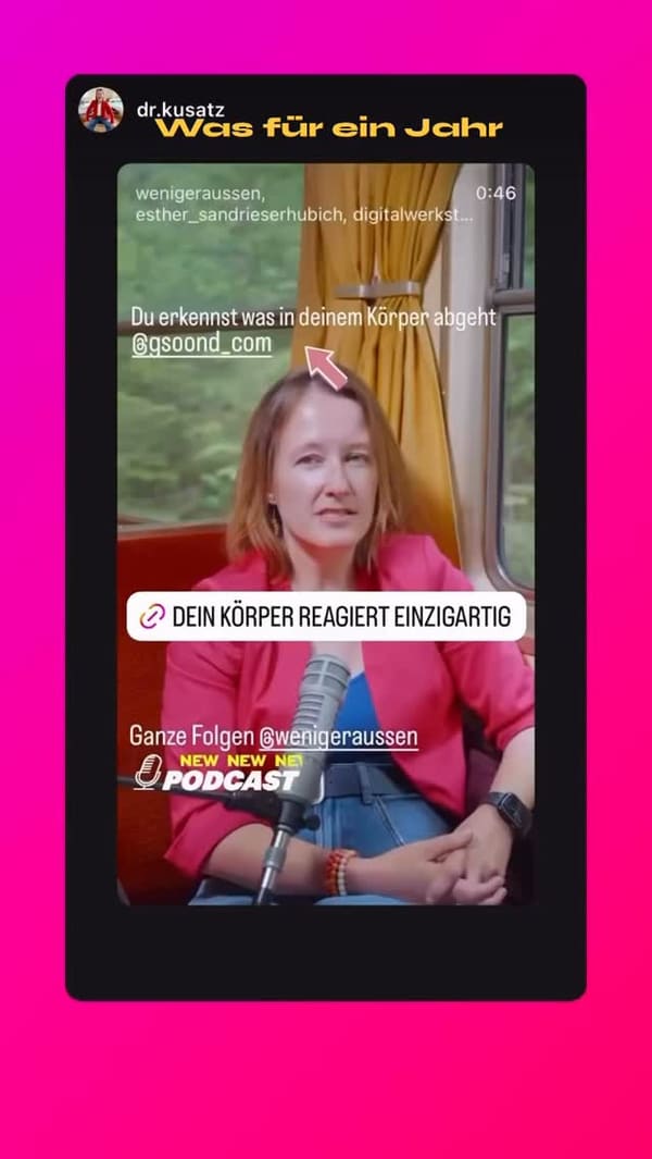 Whoosh 2 mal noch schlafen und dann ist das Jahr auch schon wieder vorbei 😂  Versteh, was dein Körp